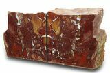 Tall, Red and Yellow Jasper Bookends - Marston Ranch, Oregon #274837-1